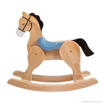 Деревянные лошадки-качалки для детей - бесконечное веселье и развитие