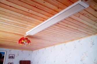 Подробная инструкция по установке и подключению инфракрасного обогревателя на потолок и стены