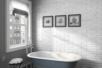 Плитка Кабанчик в ванной – стильный и функциональный дизайн интерьера комнаты