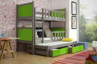 Экологическая безопасность деревянных кроватей для трех и более детей