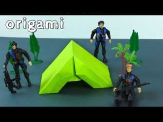Оригами палатка схема легкий способ создать оригинальную декорацию